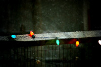Fenced Christmas Lights